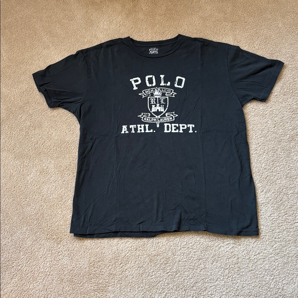 Polo by Ralph Lauren Black Graphic Tee